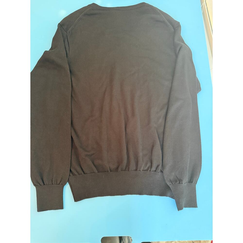 Pebble Beach ladies Golf V Neck Sweater S/M Black womens Performance Outdoor NEW - Picture 2 of 9